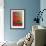 Crimson Evening Surf-Luann Ostergaard-Framed Giclee Print displayed on a wall