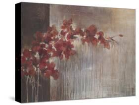 Crimson Flora-Terri Burris-Stretched Canvas
