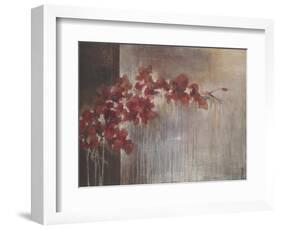 Crimson Flora-Terri Burris-Framed Art Print