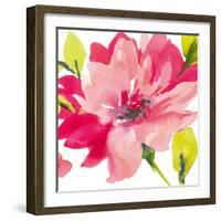 Crimson Flower II-Sandra Jacobs-Framed Giclee Print