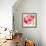 Crimson Flower II-Sandra Jacobs-Framed Giclee Print displayed on a wall