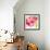 Crimson Flower II-Sandra Jacobs-Framed Giclee Print displayed on a wall