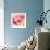 Crimson Flower II-Sandra Jacobs-Framed Giclee Print displayed on a wall