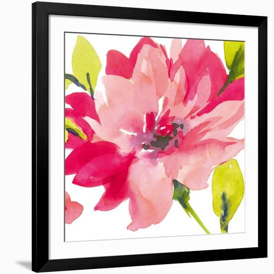 Crimson Flower II-Sandra Jacobs-Framed Giclee Print