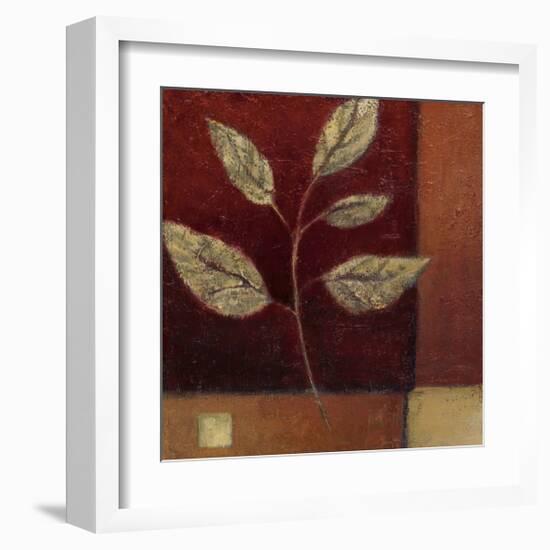 Crimson Leaf Study I-Ursula Salemink-Roos-Framed Giclee Print