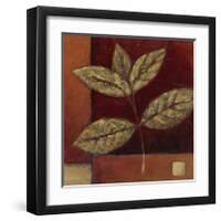 Crimson Leaf Study II-Ursula Salemink-Roos-Framed Giclee Print