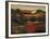 Crimson Light in Tuscany-John Zaccheo-Framed Giclee Print