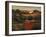 Crimson Light in Tuscany-John Zaccheo-Framed Giclee Print