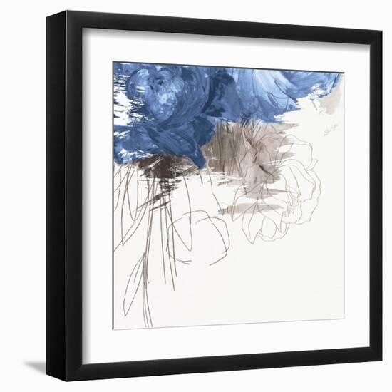 Crimson Lust III Indigo Version-PI Studio-Framed Art Print