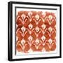 Crimson Motif V-June Vess-Framed Art Print
