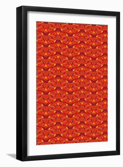 Crimson Patch-Belen Mena-Framed Giclee Print