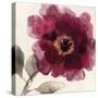 Crimson Peony I-Asia Jensen-Stretched Canvas