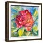 Crimson Peony-Lanie Loreth-Framed Art Print