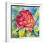 Crimson Peony-Lanie Loreth-Framed Art Print