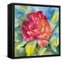 Crimson Peony-Lanie Loreth-Framed Stretched Canvas
