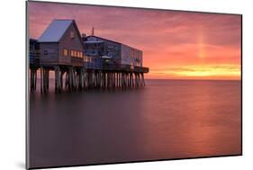 Crimson Pier-Michael Blanchette Photography-Mounted Photographic Print