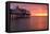 Crimson Pier-Michael Blanchette Photography-Framed Stretched Canvas