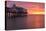 Crimson Pier-Michael Blanchette Photography-Stretched Canvas