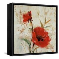 Crimson Poppies I-Tim O'toole-Framed Stretched Canvas