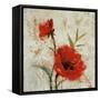 Crimson Poppies I-Tim O'toole-Framed Stretched Canvas
