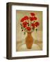 Crimson Poppies-Beverly Jean-Framed Art Print