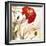 Crimson Poppy 1-Marysia-Framed Giclee Print