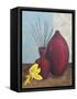 Crimson Pursuit-Herb Dickinson-Framed Stretched Canvas