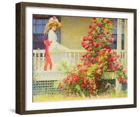 Crimson Rambler-Philip Leslie Hale-Framed Giclee Print