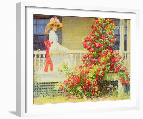 Crimson Rambler-Philip Leslie Hale-Framed Giclee Print
