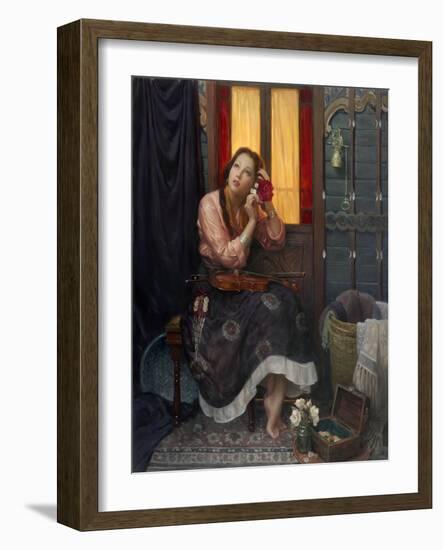 Crimson Rose-Alan Murray-Framed Giclee Print