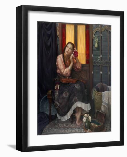 Crimson Rose-Alan Murray-Framed Giclee Print