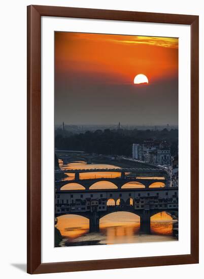 Crimson sky-Giuseppe Torre-Framed Photographic Print