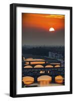 Crimson sky-Giuseppe Torre-Framed Photographic Print