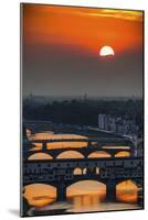 Crimson sky-Giuseppe Torre-Mounted Photographic Print