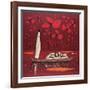 Crimson Sky-Michel Rauscher-Framed Art Print