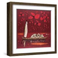 Crimson Sky-Michel Rauscher-Framed Art Print