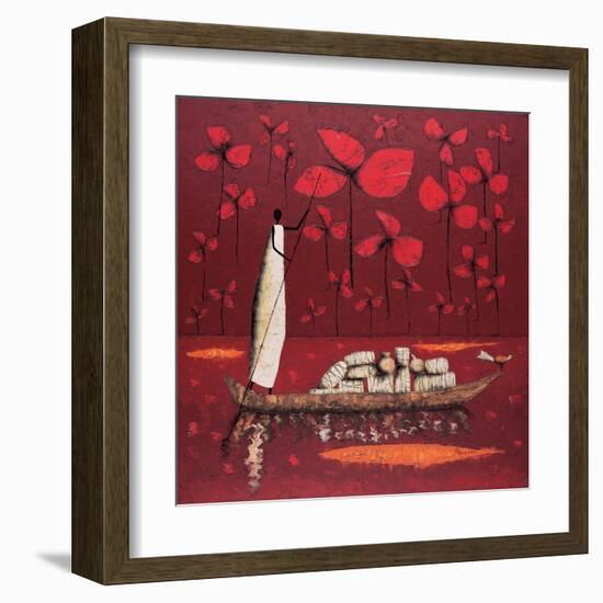 Crimson Sky-Michel Rauscher-Framed Art Print