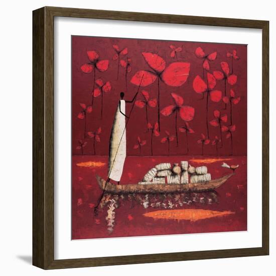 Crimson Sky-Michel Rauscher-Framed Art Print