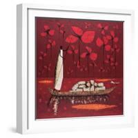 Crimson Sky-Michel Rauscher-Framed Art Print