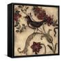 Crimson Song Bird No.2-Laurel Lehman-Framed Stretched Canvas