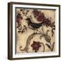 Crimson Song Bird No.2-Laurel Lehman-Framed Art Print