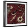 Crimson Song Bird No.3-Laurel Lehman-Framed Art Print