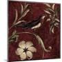 Crimson Song Bird No.4-Laurel Lehman-Mounted Art Print