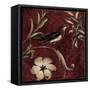 Crimson Song Bird No.4-Laurel Lehman-Framed Stretched Canvas