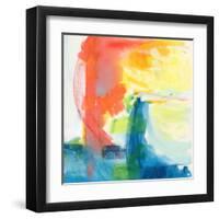 Crimson Sunset I-Joyce Combs-Framed Art Print