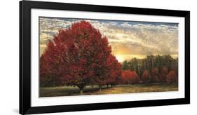 Crimson Trees-Celebrate Life Gallery-Framed Art Print