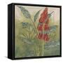 Crimson Tropical II-Megan Meagher-Framed Stretched Canvas