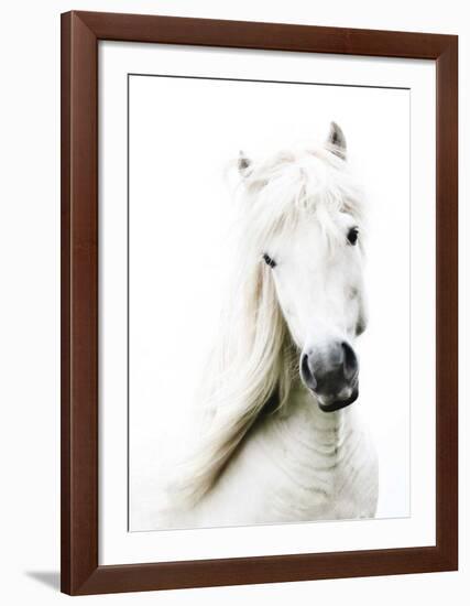 Crin Blanc-Blonde Attitude-Framed Art Print