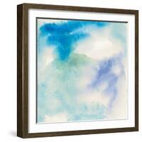 Crinkle Blue-Chris Paschke-Framed Art Print