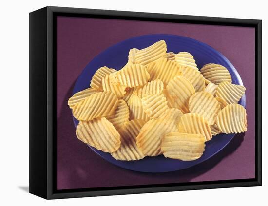 Crinkle Chips-B-highviews-Framed Stretched Canvas